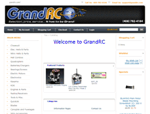 Tablet Screenshot of grandrc.com